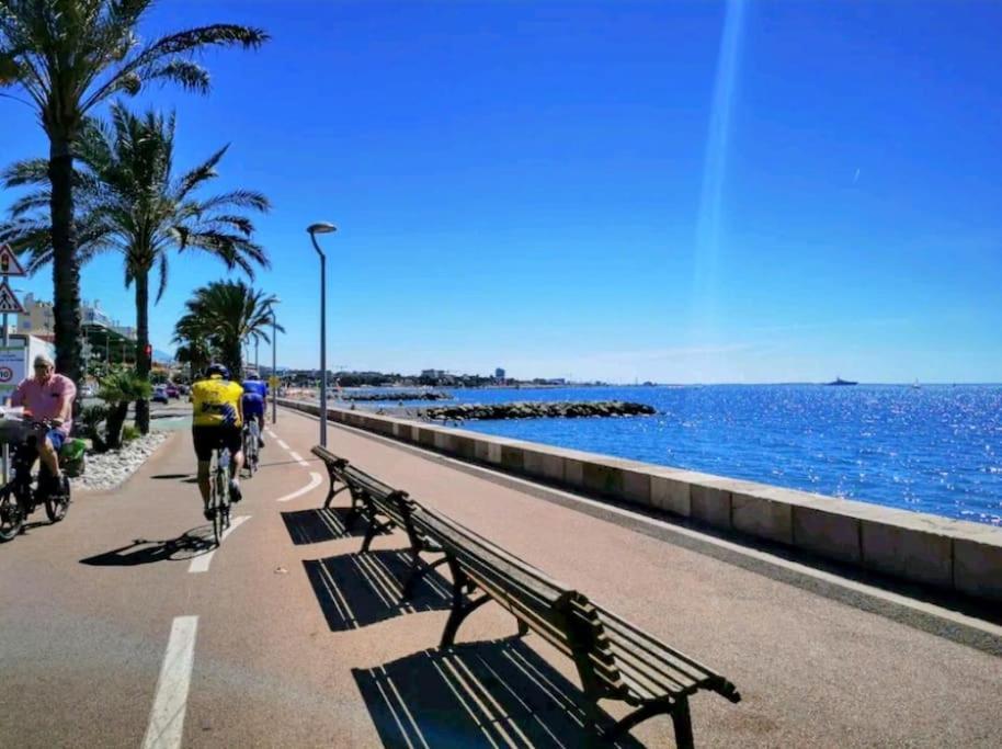 Oasis Marin 1 Studio Proche Mer Parking Wifi Cagnes-sur-Mer Extérieur photo